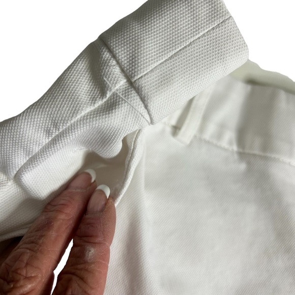 Lane Bryant White Wide Stretch Waist Shorts Sz 16P - Picture 7 of 11